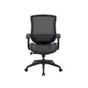 Sterling Plus Size Mesh Back Task Chair with PU Leather Seat