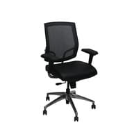 Focus Used Graphite Mesh Back Task Chair w Aluminum Base