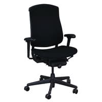 Celle Used Task Chair, Black Square Pattern