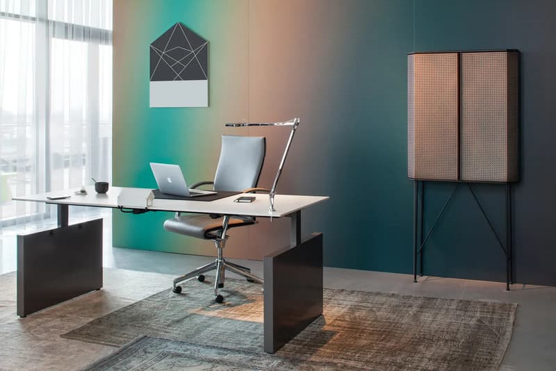 Ahrend Balance duo/bench desk, Monotop top, Acacia, 140 × 75 × 170 cm (grade C)