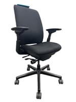 Renewed Steelcase Amia Task Chair, Black Frame