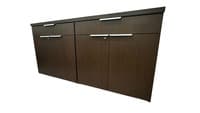 6' Espresso Laminate Credenza