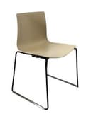 Arper Catifa 46 Dining Chair (Greige/Chrome)
