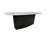 CB2 Origin Cast Metal Dining Table 84"