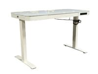 Airlift Tempered Glass Electric Standing Desk - 47"W x 24"D