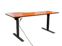 NKV Office Height Adjustable Electric Standing Desk - 66"W x 30"