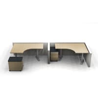  'Answer' 6X6 Workstation - 2 Pack