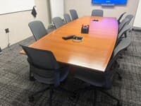 10' Boat Shaped Conference Table