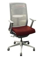 Haworth Very Task Chair (Red/Grey)