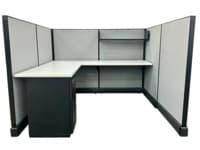 ReNewed Herman Miller AO2 Cubicle (6'D x 6'W x 53"H)