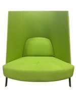 Teknion Fractal Lounge Chair (Green/Chrome)
