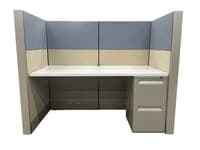 Herman Miller Ethospace Cubicle (2.5'D x 5'W x 54" H)