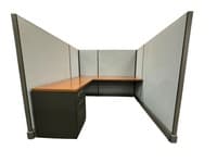 Herman Miller AO2 Cubicle (6'D x 6'W x 62"H)