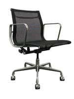 Herman Miller Aluminum Group Chair (Black/Chrome)