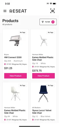 RESEAT Enterprise app